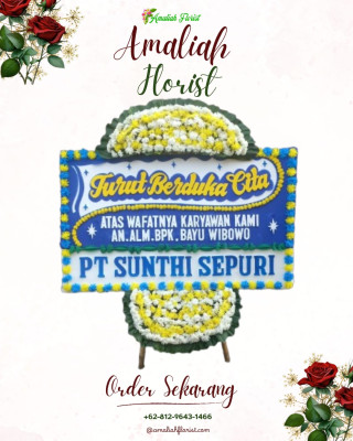 Papan Bunga Duka di Binjai