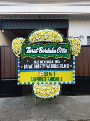 Papan Bunga Duka di Binjai