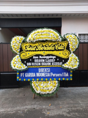 Papan Bunga Duka di Binjai