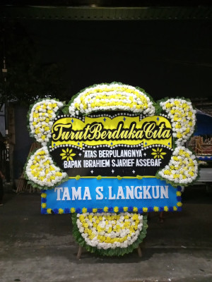 Papan Bunga Duka di Binjai