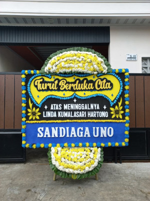 Papan Bunga Duka di Binjai