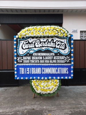 Papan Bunga Duka di Binjai